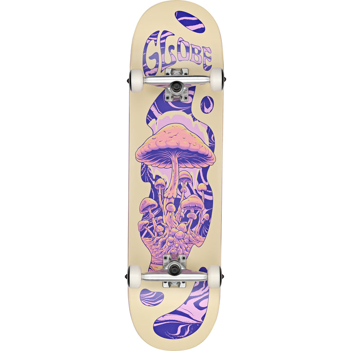 Globe G1 Mind Expansion Off-White/Purple 8.5" Complete Skateboard