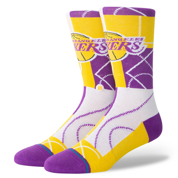 NBA X STANCE  ZONE LA LAKERS CREW SOCKS