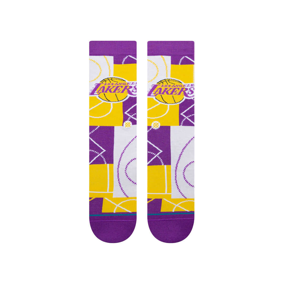 NBA X STANCE  ZONE LA LAKERS CREW SOCKS