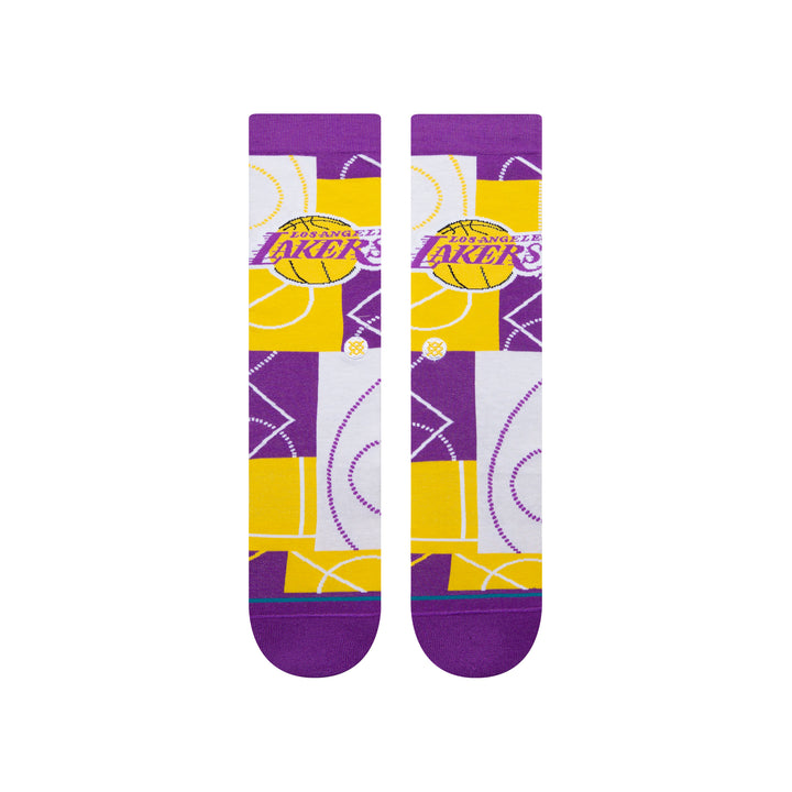 NBA X STANCE  ZONE LA LAKERS CREW SOCKS