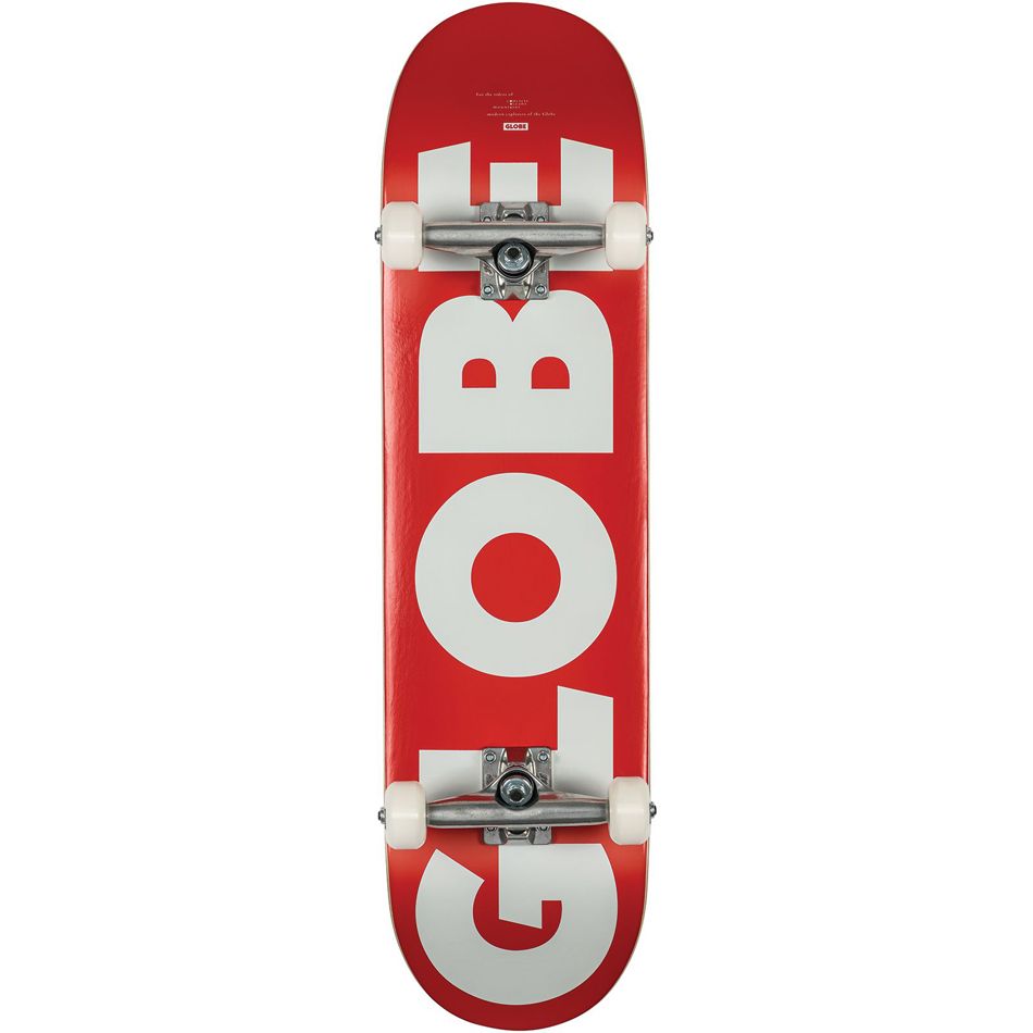 Globe G0 Fubar Complete Red/White | 8.25"