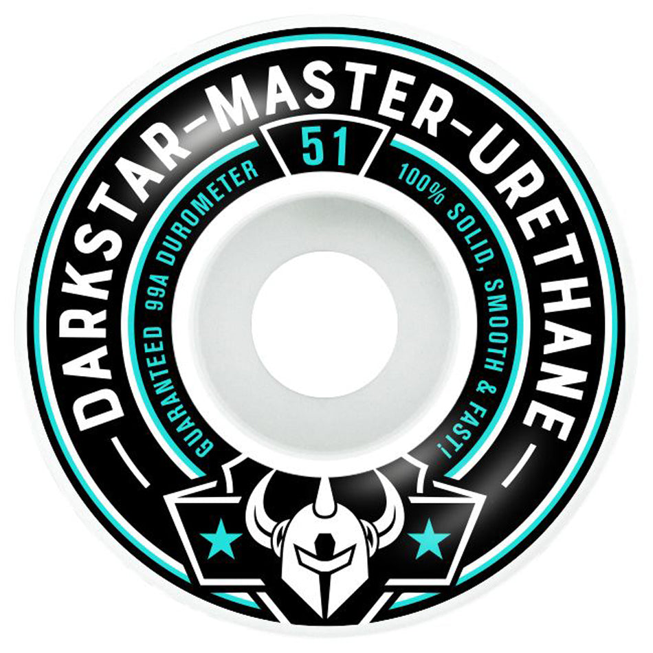 Darkstar Responder Aqua 99A 51mm Skateboard Wheels