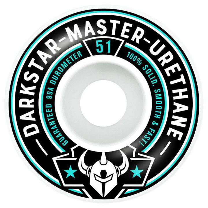 Darkstar Responder Aqua 99A 51mm Skateboard Wheels