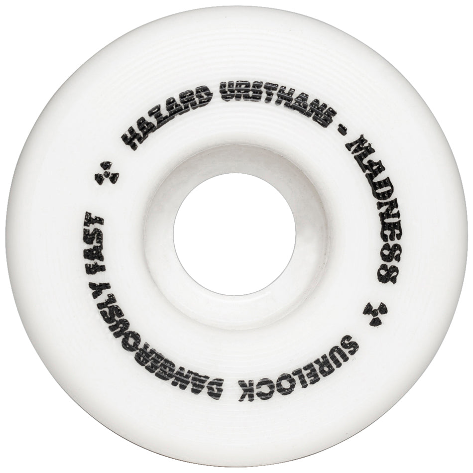 Hazard Sign CP Conical Surelock Wheels White