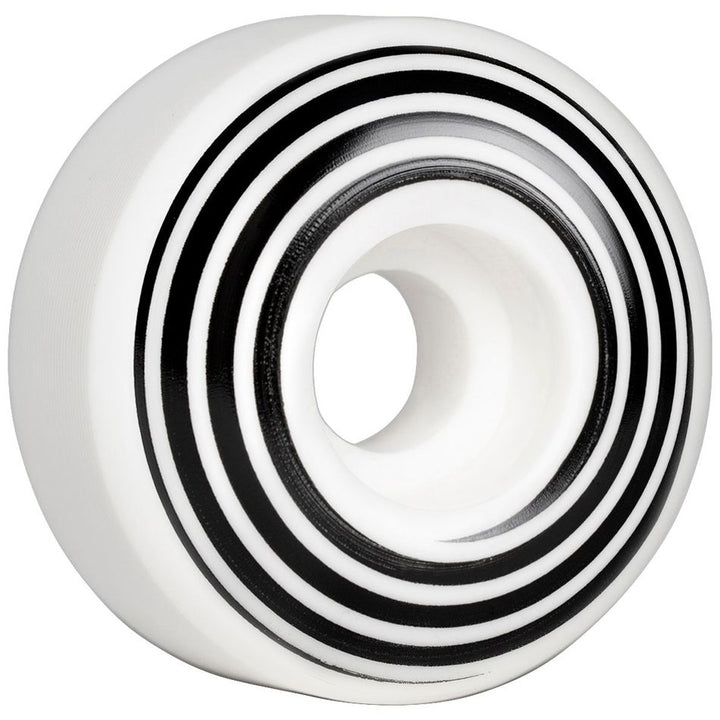 Hazard Swirl CP Radial 101A White Skateboard Wheels