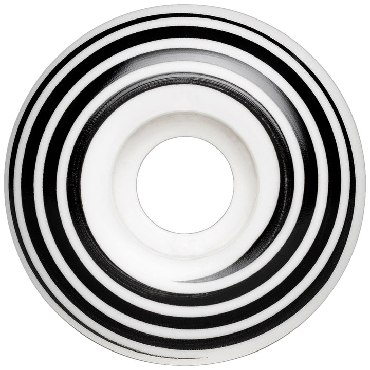 Hazard Swirl CP Radial 101A White Skateboard Wheels