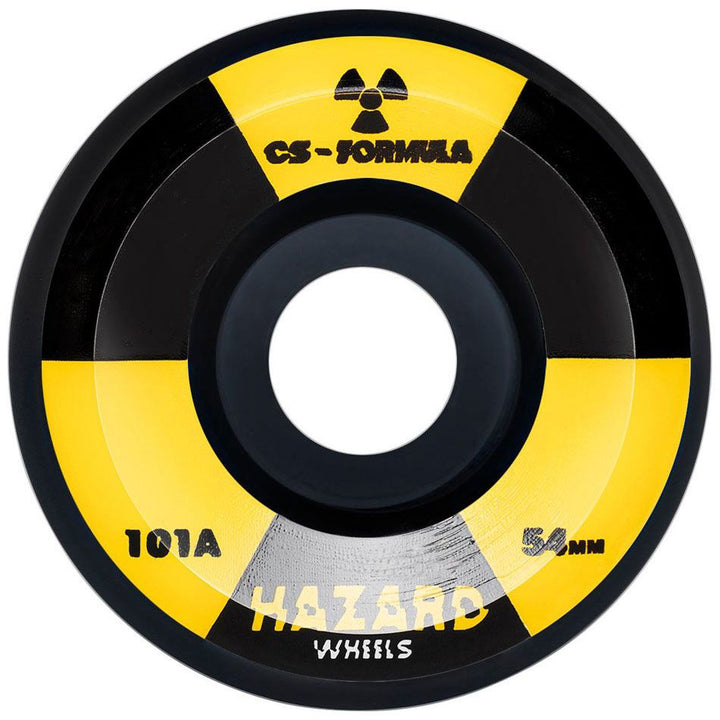 HAZARD RADIO ACTIVE CS CONICAL BLACK 52MM 101A SKATEBOARD WHEELS