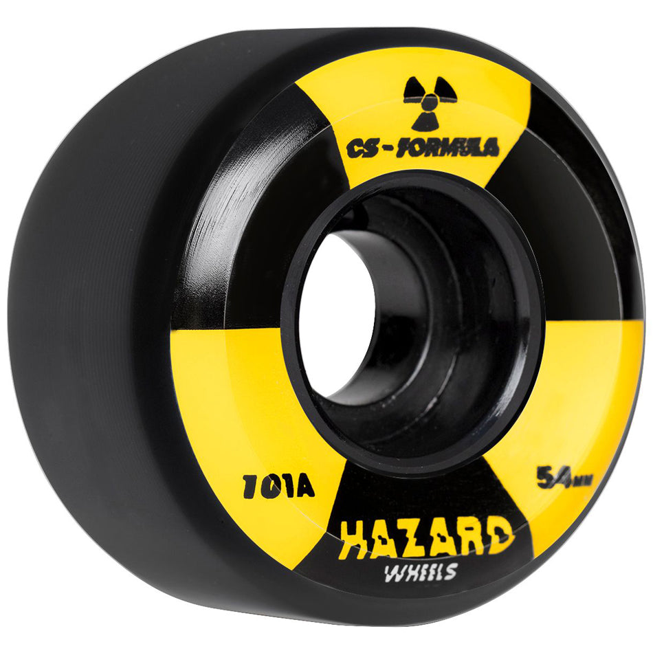 HAZARD RADIO ACTIVE CS CONICAL BLACK 52MM 101A SKATEBOARD WHEELS