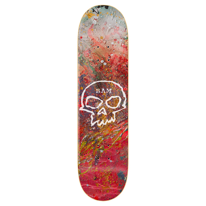 ZERO BAM SINGLE SKULL 8.25" SKATEBOARD DECK