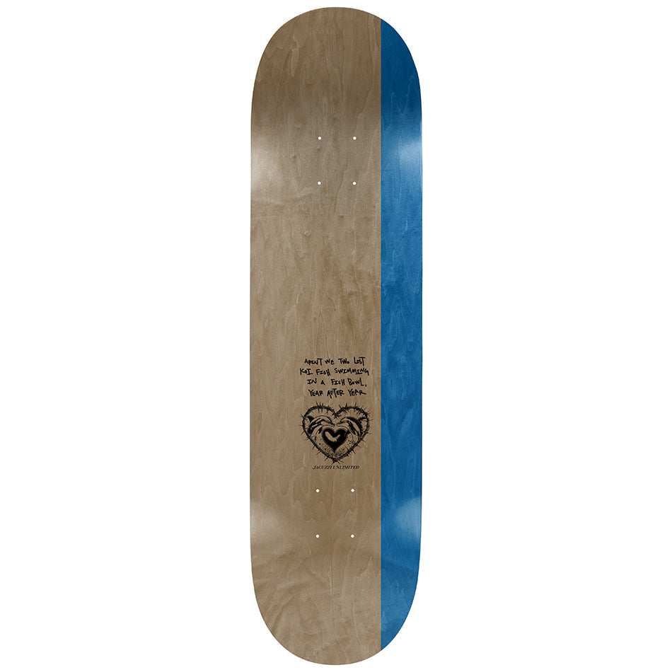 Jacuzzi 500 Years EX7 8.5" Skateboard Deck Black/Holographic