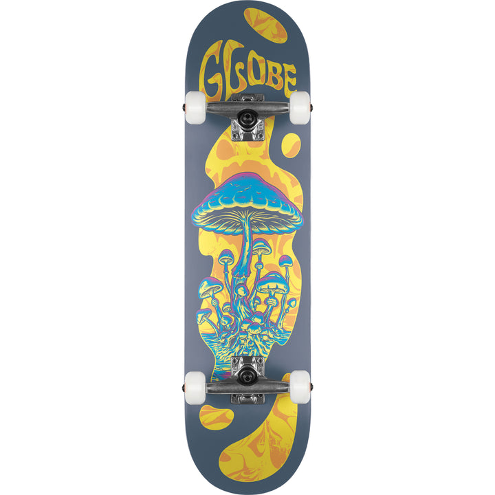 Globe G1 Mind Expansion Grey Neon 8.25" Complete Skateboard