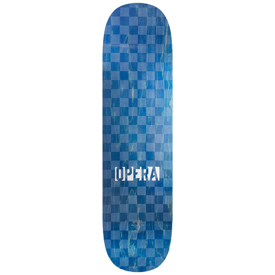 Opera Evil Eye Symmetrical Pop Slick Skateboard Deck 8.25"