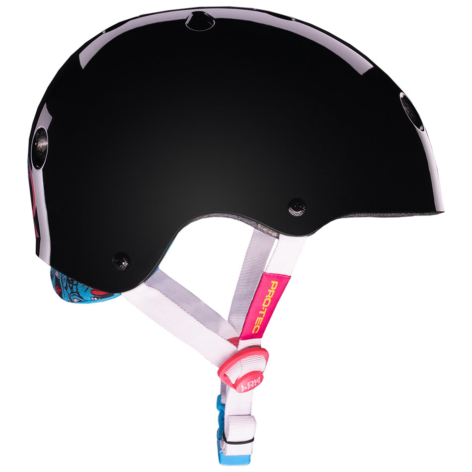 Protec Low Pro Certified Santa Cruz Gloss Black Helmet