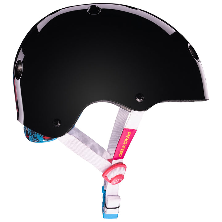 Protec Low Pro Certified Santa Cruz Gloss Black Helmet