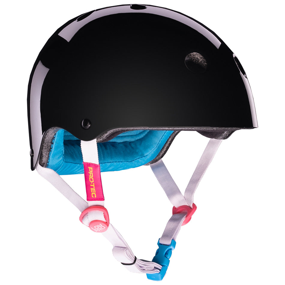 Protec Low Pro Certified Santa Cruz Gloss Black Helmet