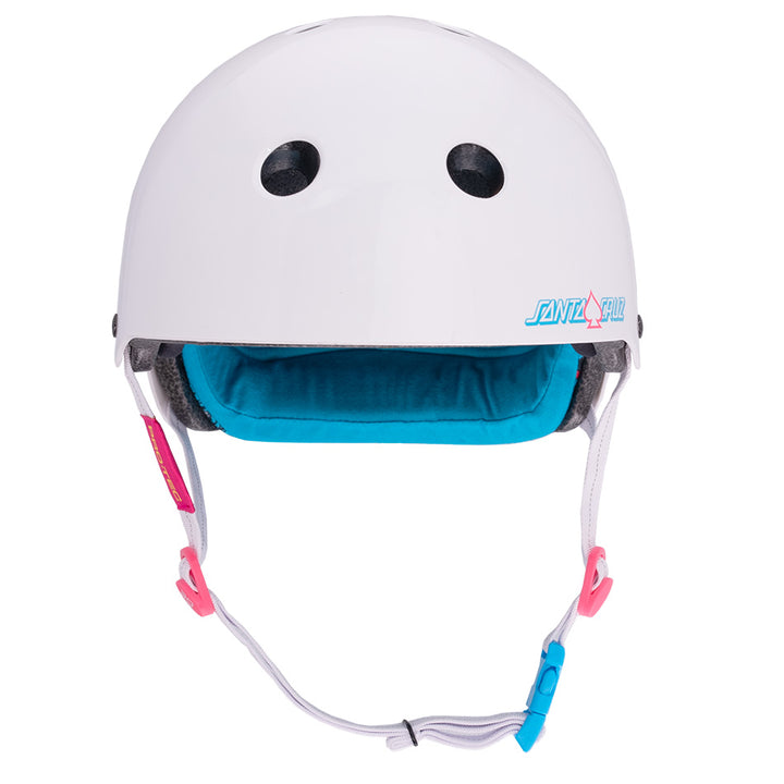 Protec Low Pro Certified Santa Cruz Gloss White Helmet