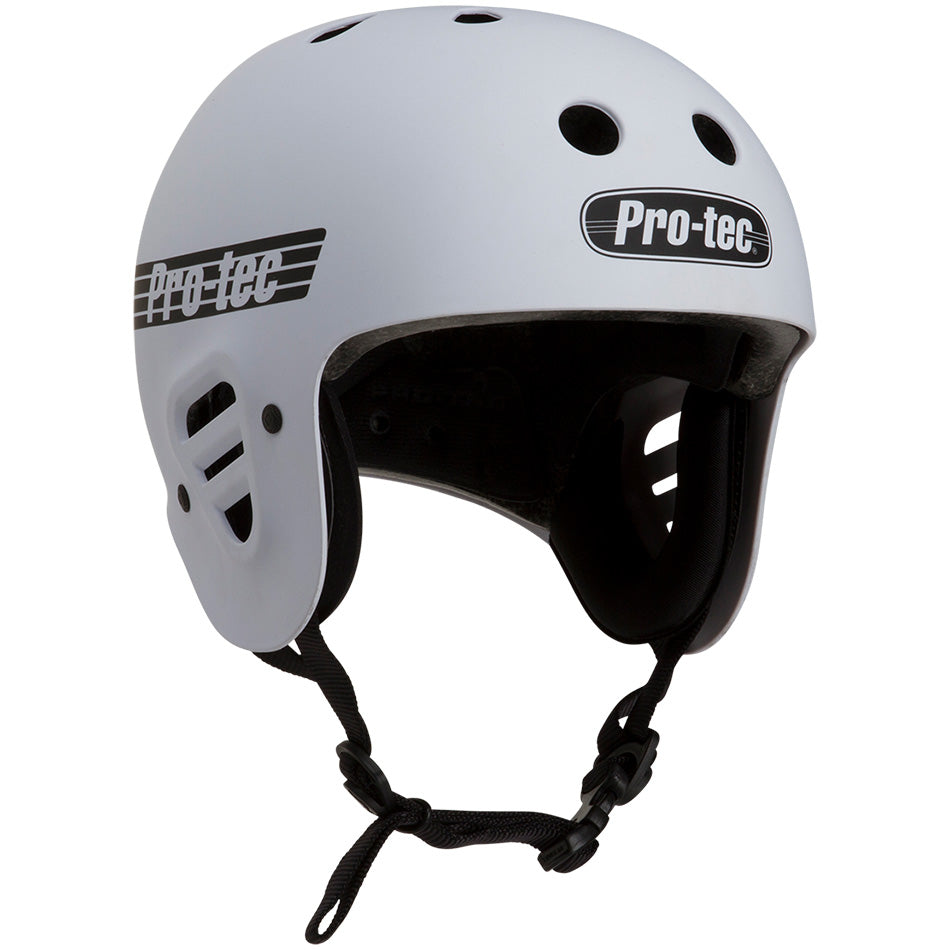 Protec Full Cut Certified Helmet Matte White