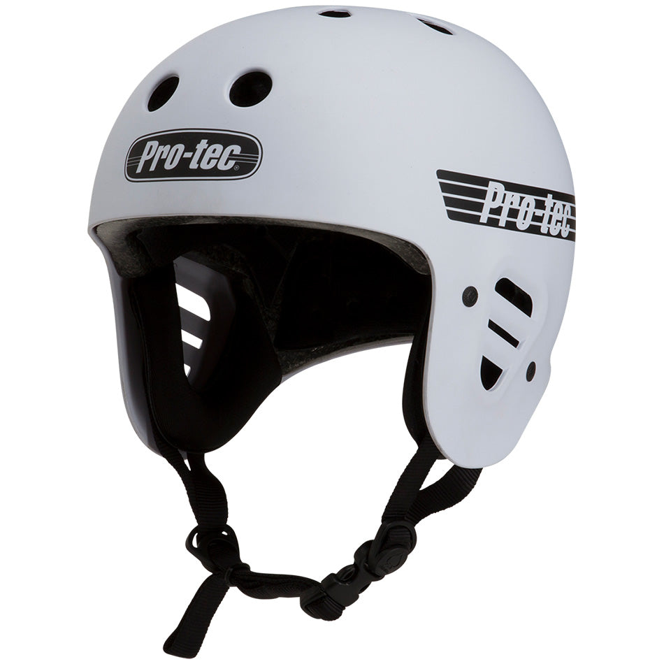 Protec Full Cut Certified Helmet Matte White