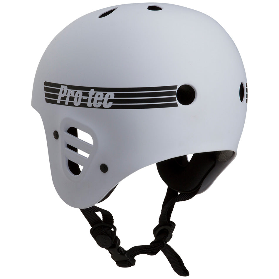 Protec Full Cut Certified Helmet Matte White