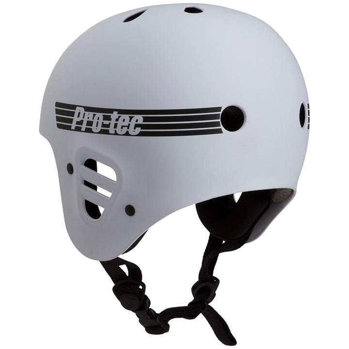 Protec Full Cut Certified Helmet Matte White