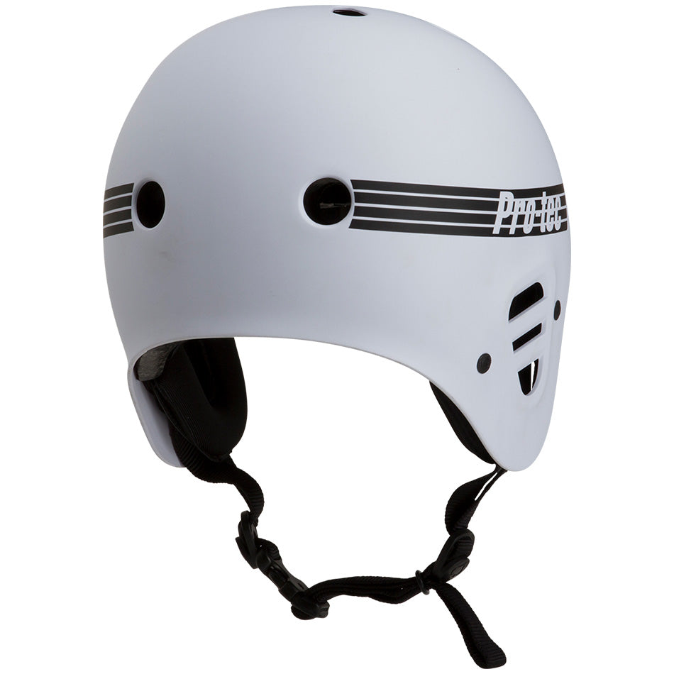 Protec Full Cut Certified Helmet Matte White