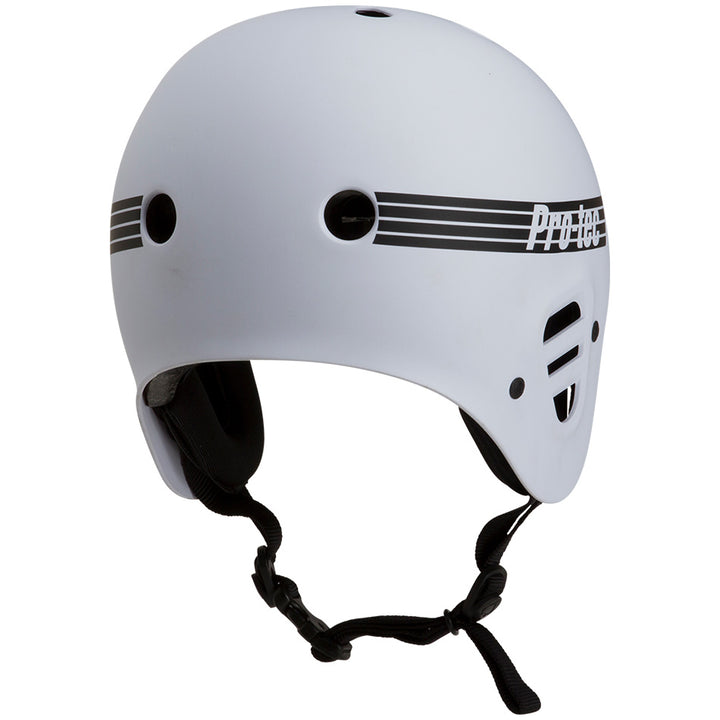 Protec Full Cut Certified Helmet Matte White