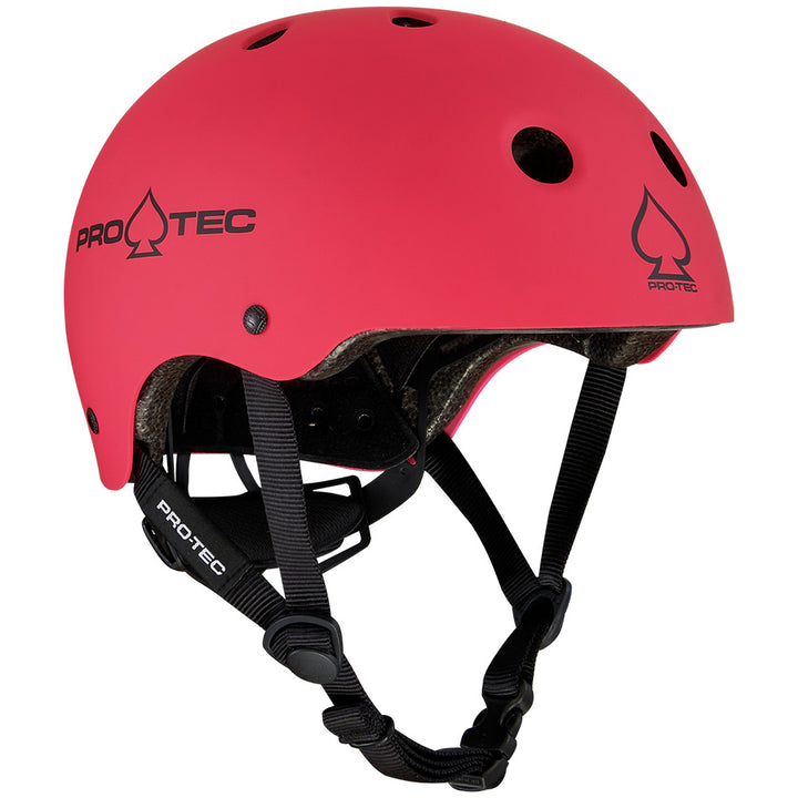 Protec Classic Junior Fit Certified Youth Helmet in Matte Pink
