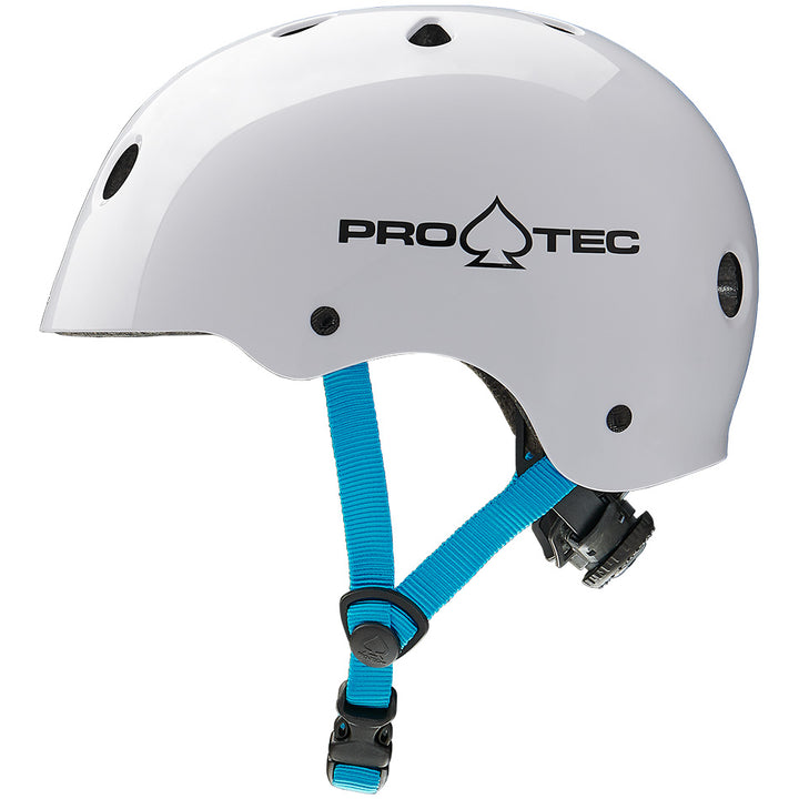 Protec Classic Junior Fit Certified Gloss White Youth Helmet