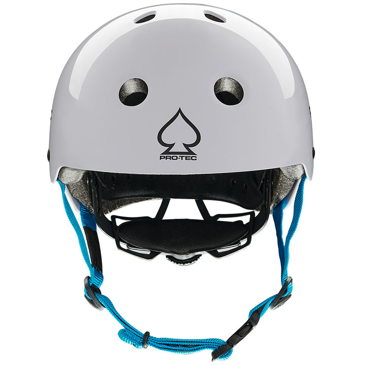 Protec Classic Junior Fit Certified Gloss White Youth Helmet