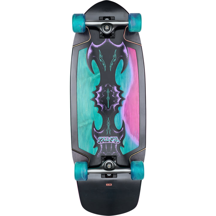 Globe Talon Black Blue Green 30" Cruiser Skateboard