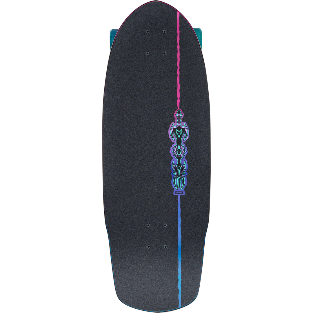 Globe Talon Black Blue Green 30" Cruiser Skateboard