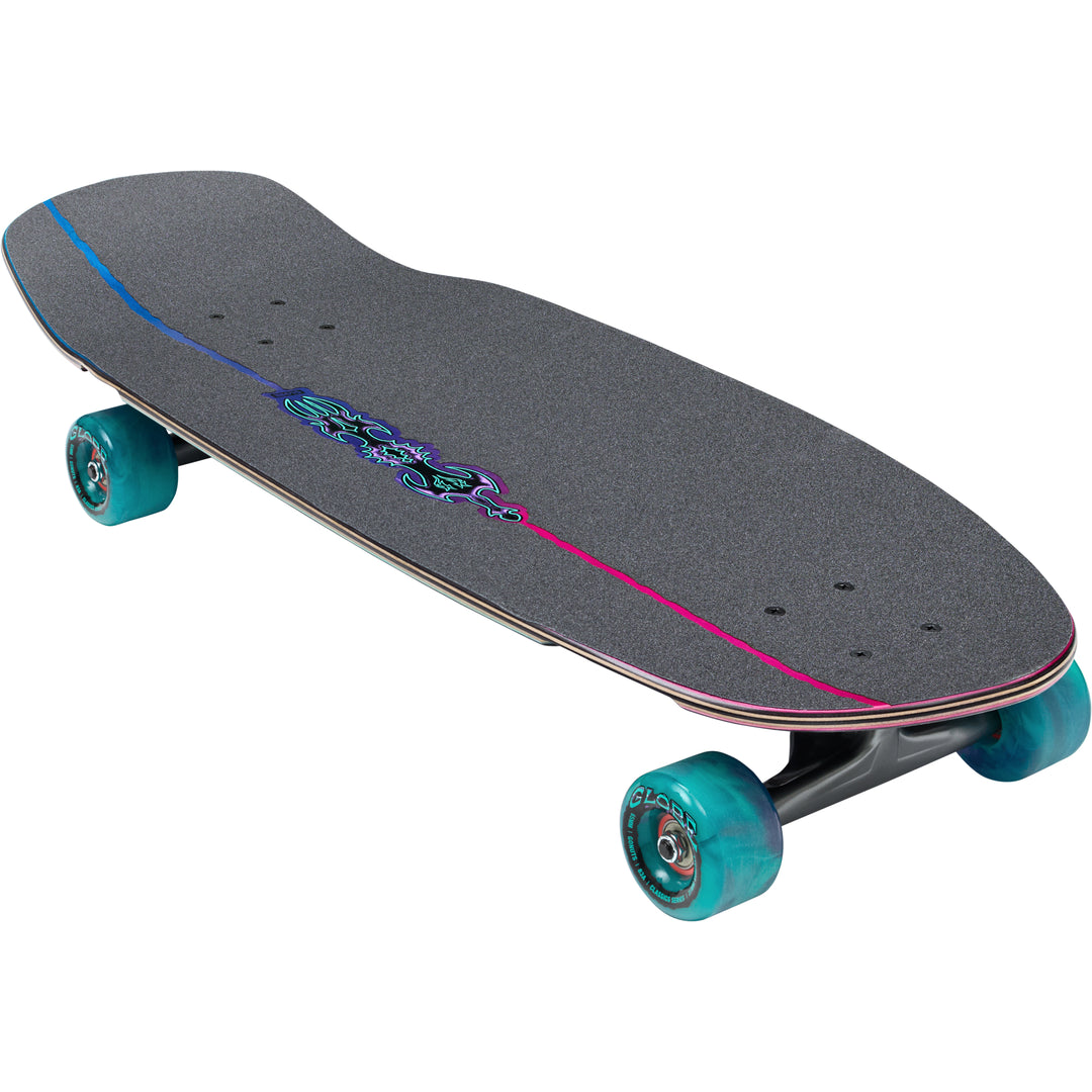 Globe Talon Black Blue Green 30" Cruiser Skateboard