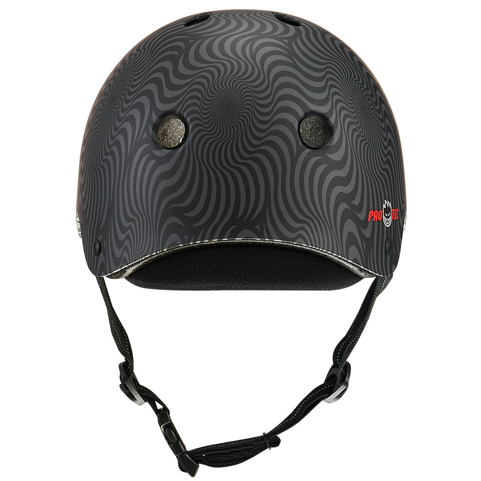Protec Low Pro Certified Spitfire Black Swirl Helmet
