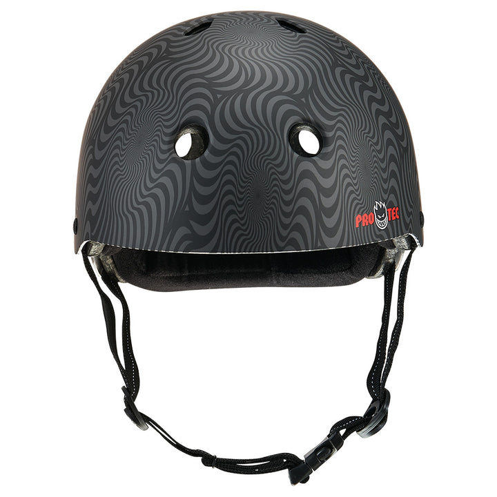 Protec Low Pro Certified Spitfire Black Swirl Helmet