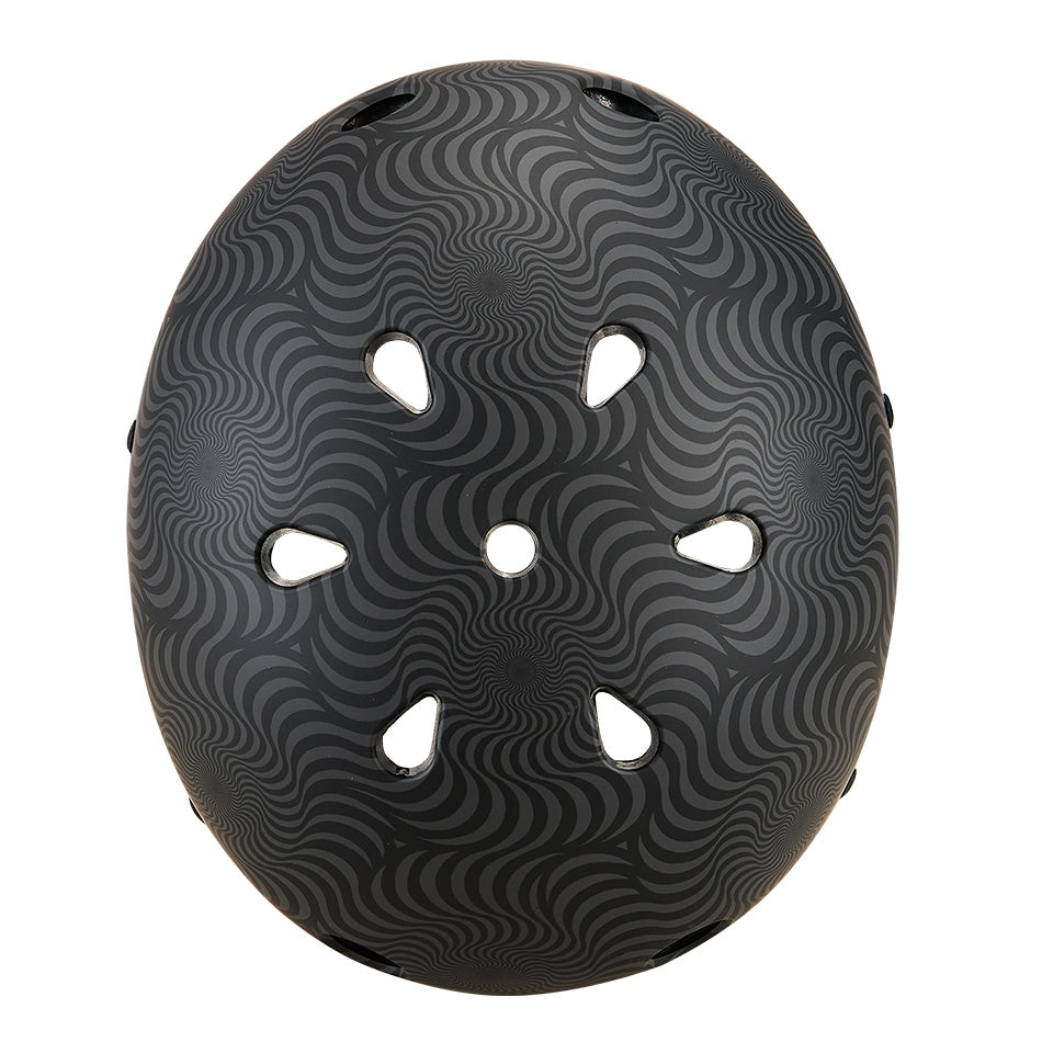 Protec Low Pro Certified Spitfire Black Swirl Helmet