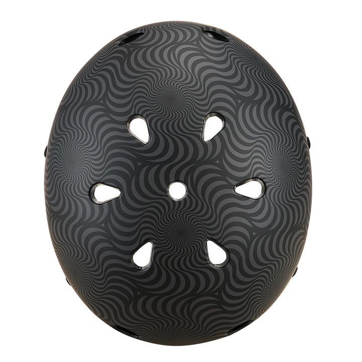 Protec Low Pro Certified Spitfire Black Swirl Helmet