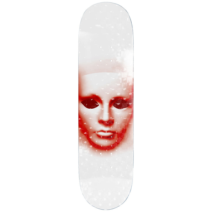 OPERA FACE WHITE HOLOGRAPHIC EX7 8.5" SKATEBOARD DECK