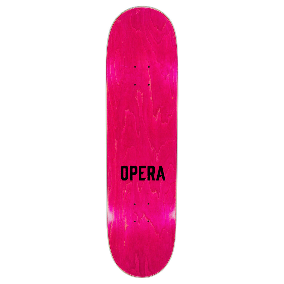 OPERA FACE WHITE HOLOGRAPHIC EX7 8.5" SKATEBOARD DECK