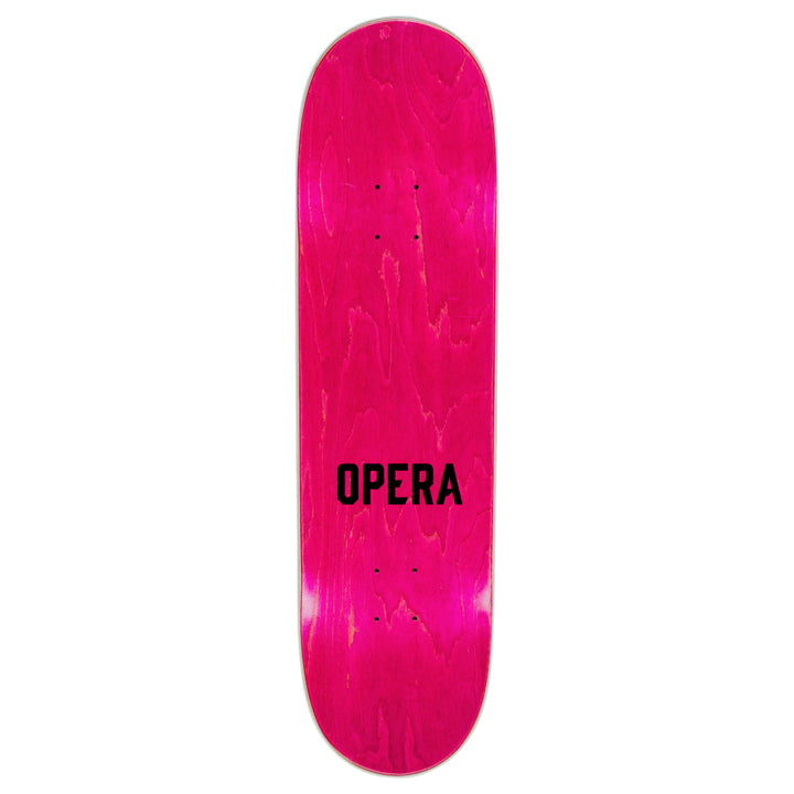 OPERA FACE WHITE HOLOGRAPHIC EX7 8.5" SKATEBOARD DECK