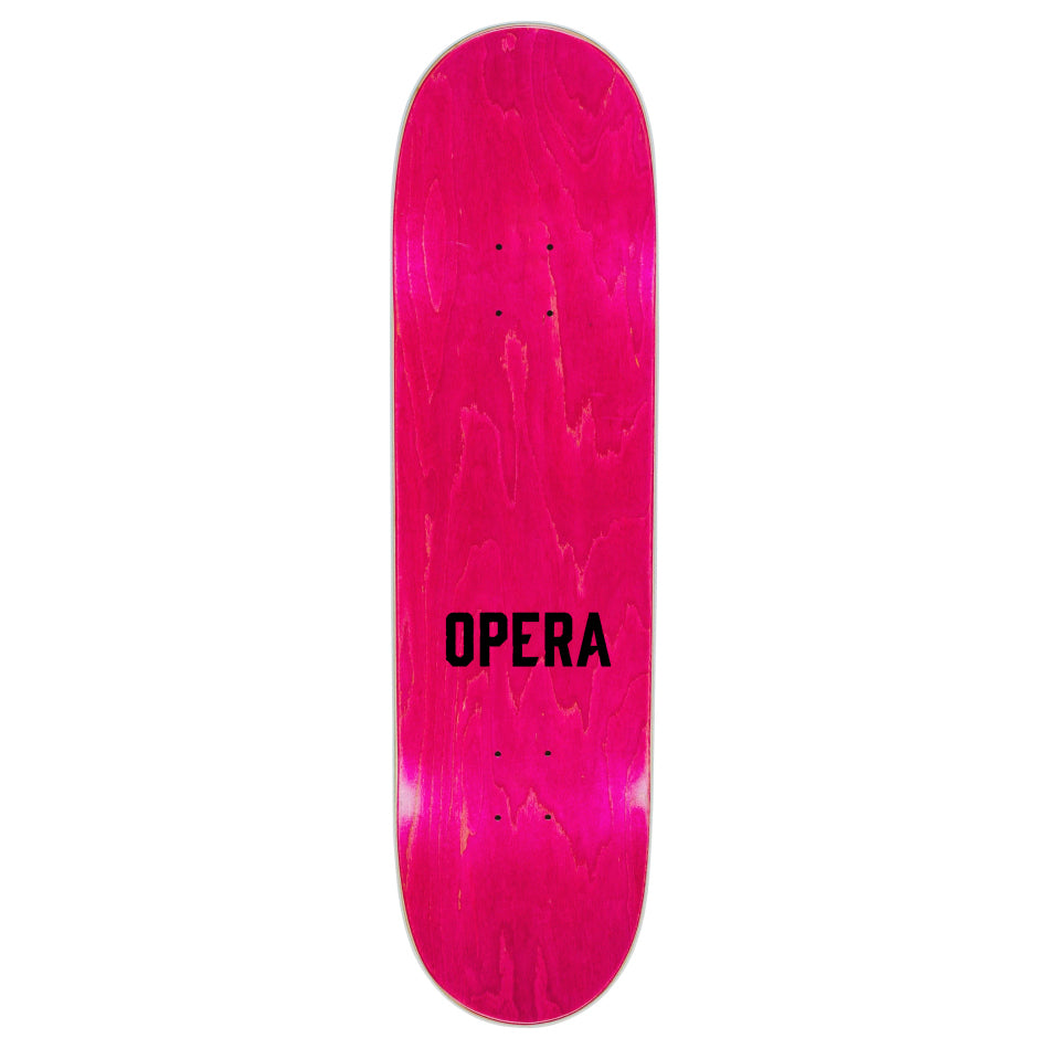 OPERA FACE BLACK HOLOGRAPHIC EX7 8.0" SKATEBOARD DECK
