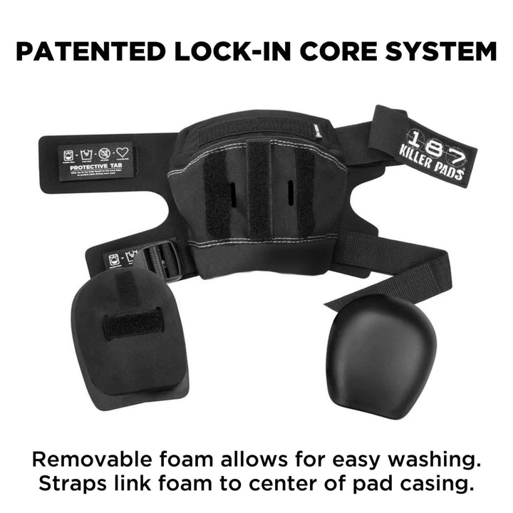 187 PRO DERBY KNEE PADS BLACK