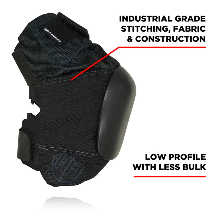 187 PRO DERBY KNEE PADS BLACK