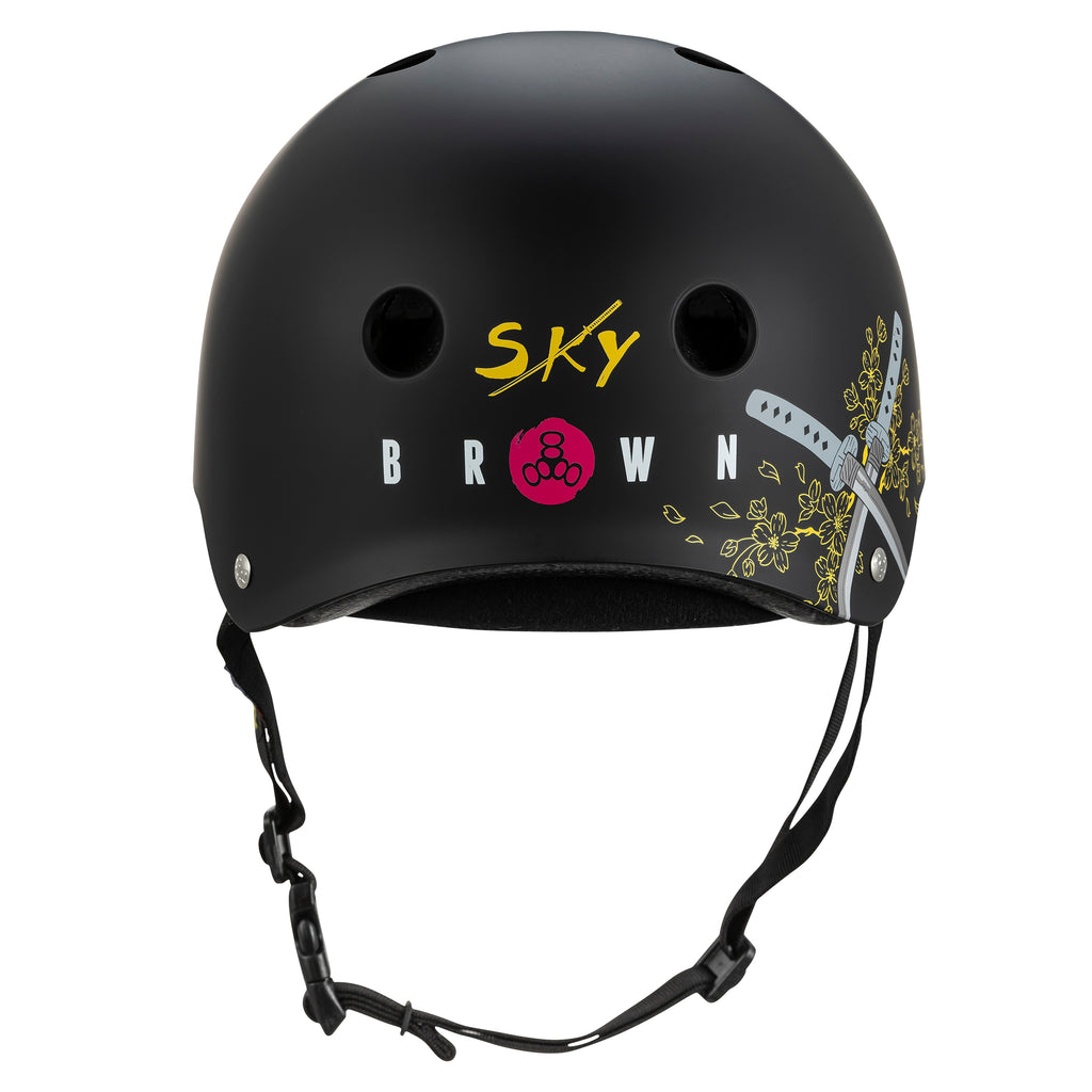TRIPLE 8 THE CERTIFIED HELMET SS SKY BROWN SIGNATURE EDITION