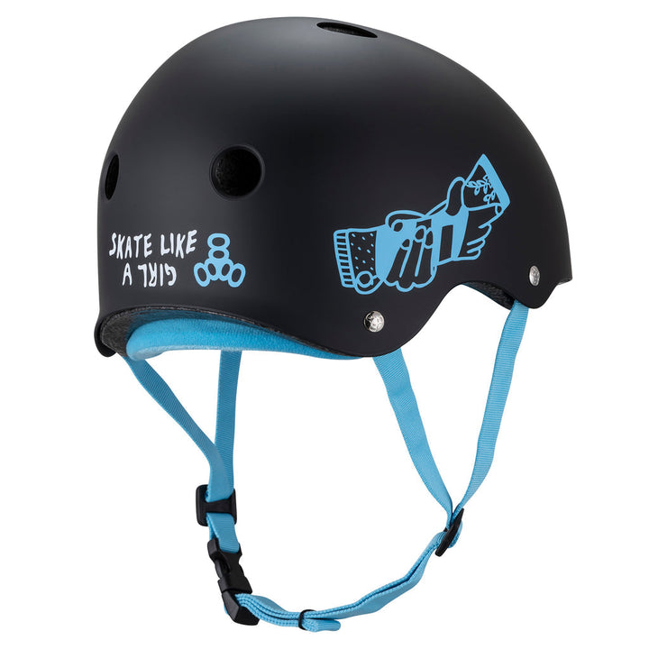 TRIPLE 8 THE CERTIFIED HELMET SKATE LIKE A GIRL