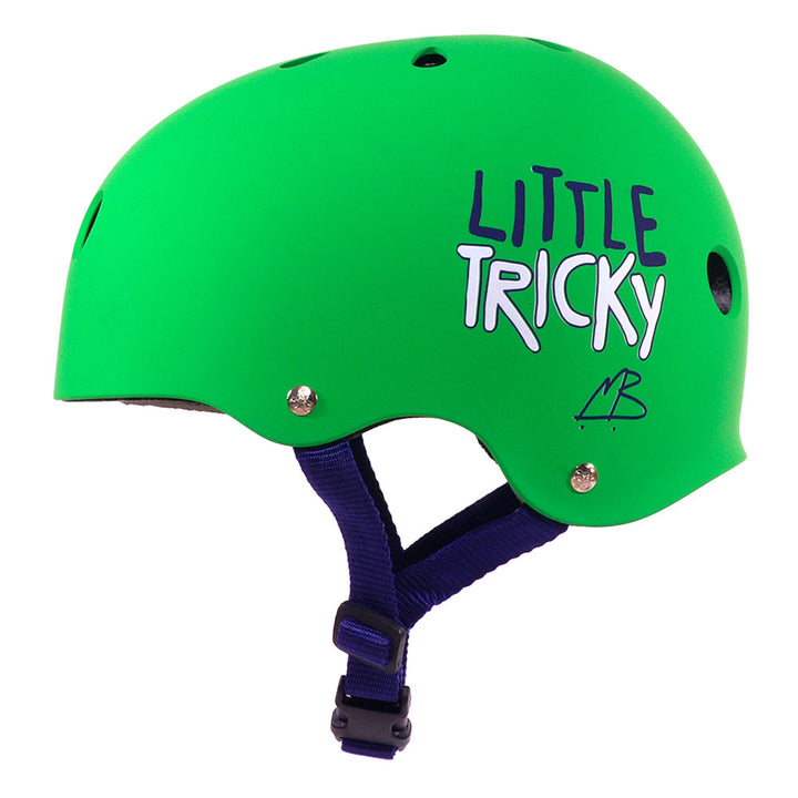 TRIPLE 8 LITTLE TRICKY YOUTH HELMET GREEN