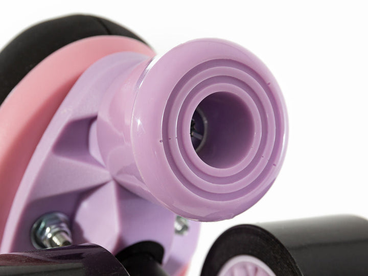 CHAYA MELROSE BLACK/PINK/LAVENDER ROLLER SKATES