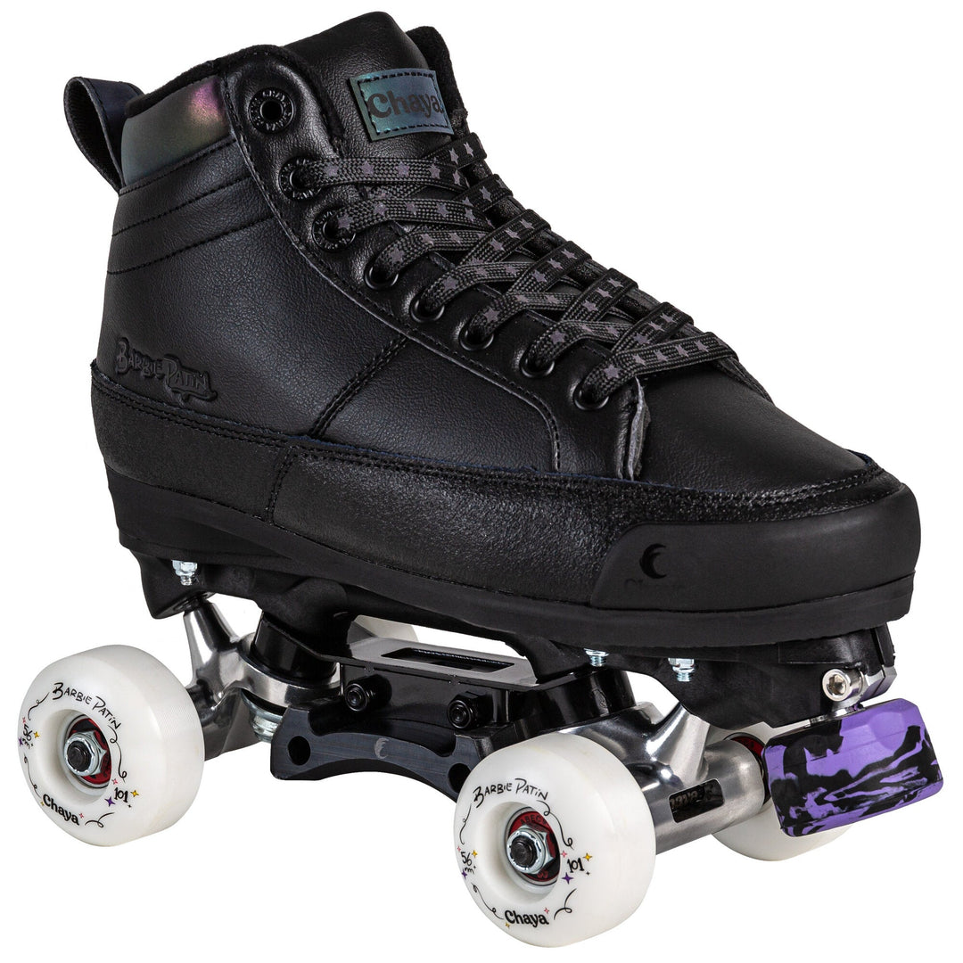 CHAYA PARK KISMET BARBIEPATIN BLACK ROLLER SKATES