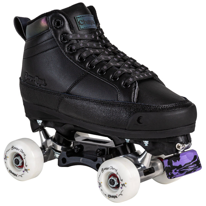 CHAYA PARK KISMET BARBIEPATIN BLACK ROLLER SKATES