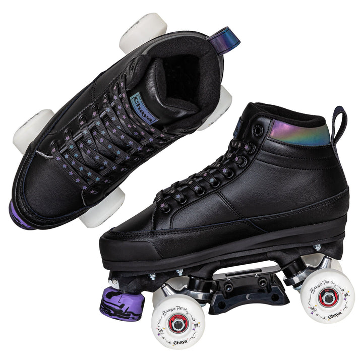 CHAYA PARK KISMET BARBIEPATIN BLACK ROLLER SKATES