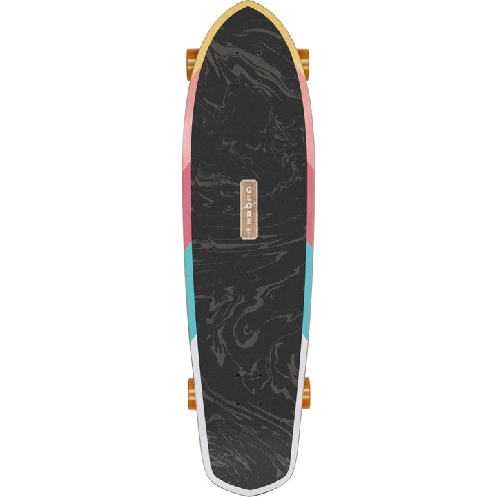 surf-inspired diamond tail cruiser skateboard